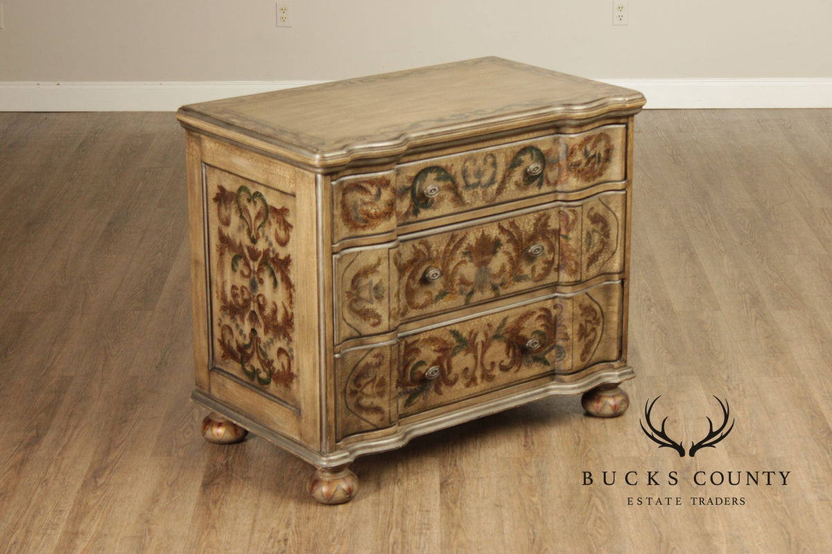 Bernhardt Baroque Style Painted Chest Of Drawers