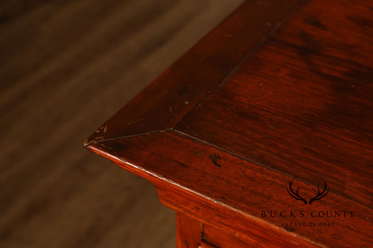 Antique Chippendale Walnut Eight-Drawer Tall Chest