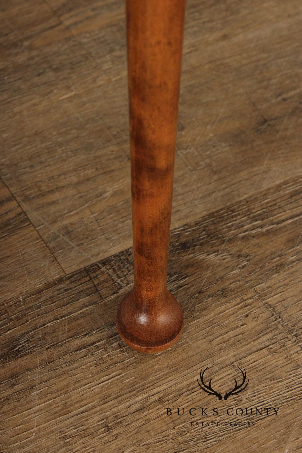 Custom Quality Queen Anne Style Tiger Maple Side Table
