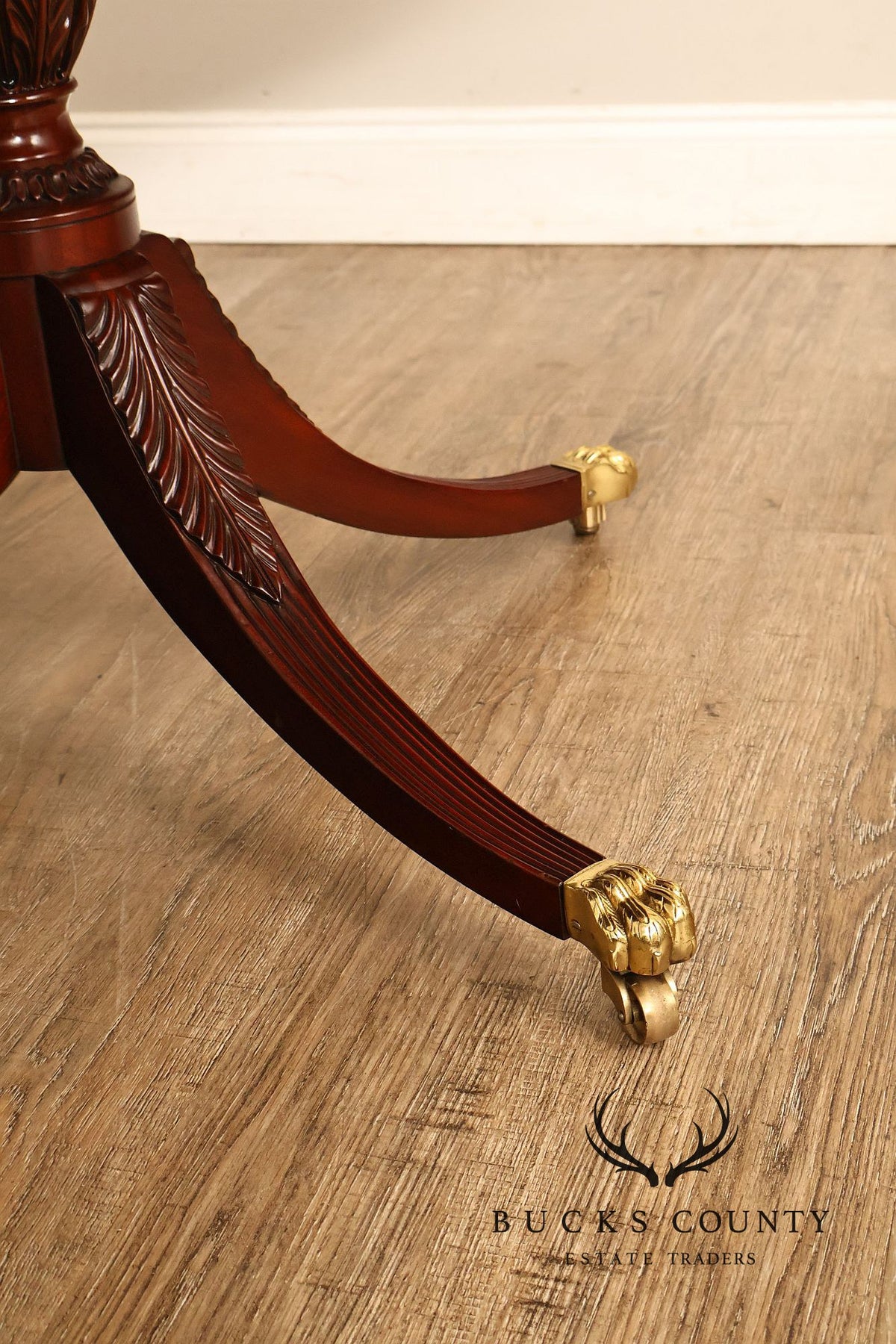Kindel 'Winterthur' Double Pedestal Mahogany Dining Table