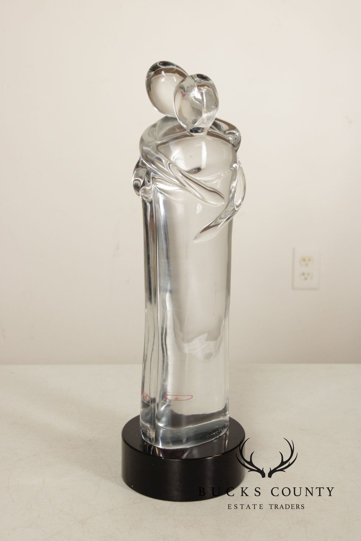 Oggetti Murano Glass Statue of Embracing Couple