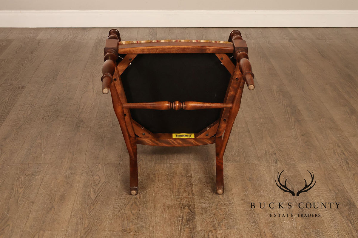 Nichols & Stone Set Of Six Solid Maple Dining Chairs
