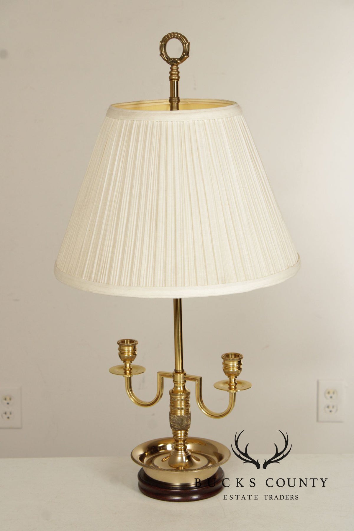 Kaiser Kuhn Brass Bouillotte Table Lamp