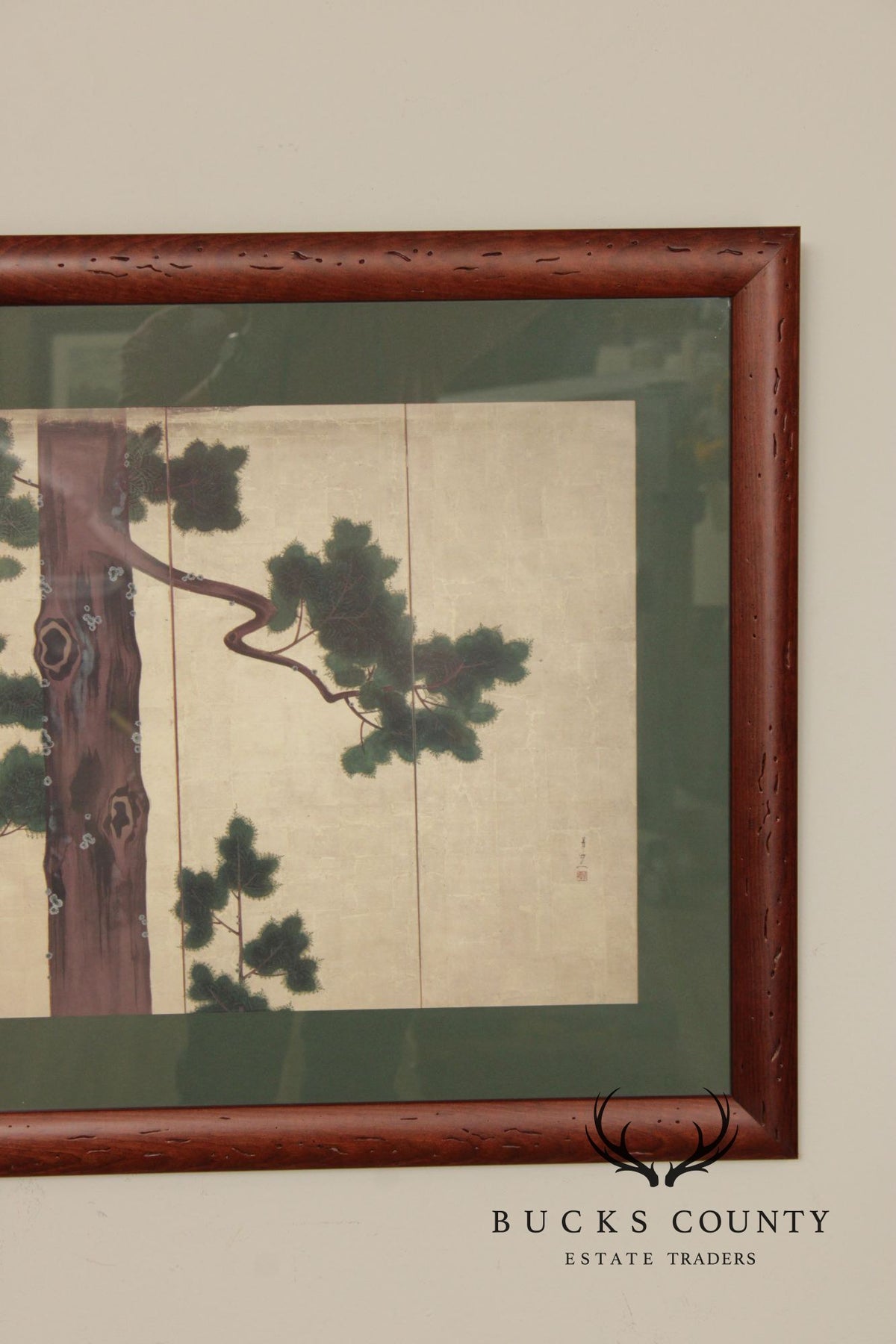 Suzuki Kiitsu Vintage Japanese Print, 'Hinoki Cypress Tree'