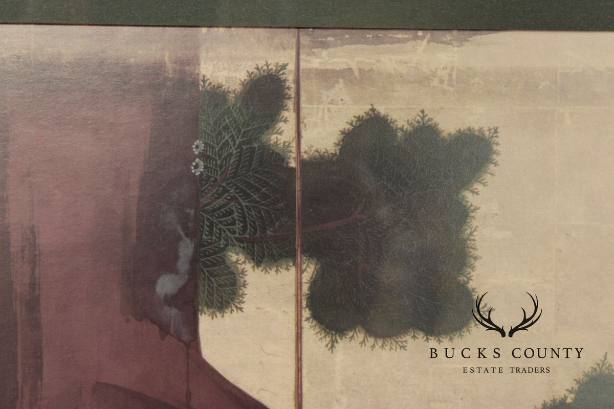 Suzuki Kiitsu Vintage Japanese Print, 'Hinoki Cypress Tree'