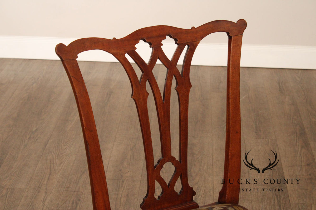 Antique Chippendale Style Mahogany Side Chair
