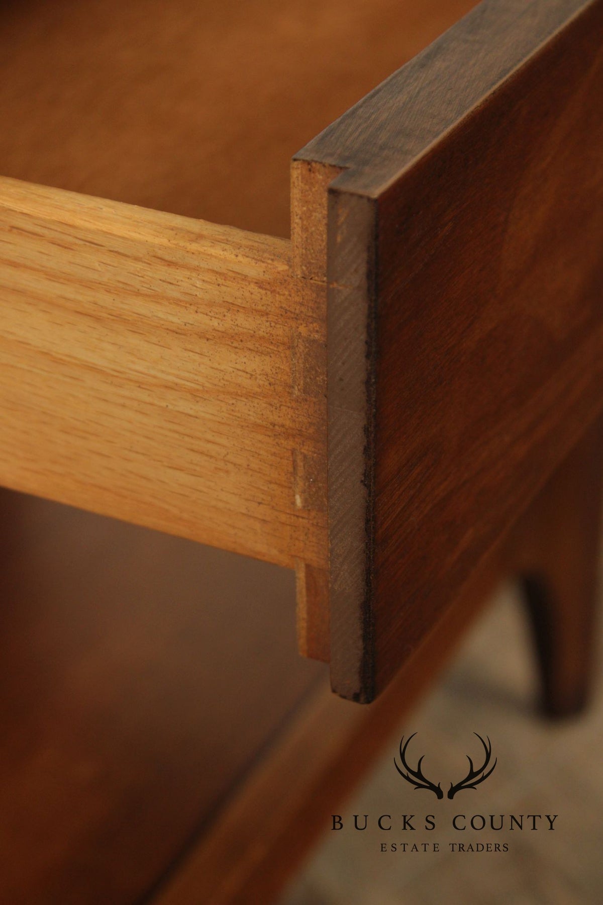 Broyhill Brasilia Mid-Century Modern Walnut One-Drawer Nightstand