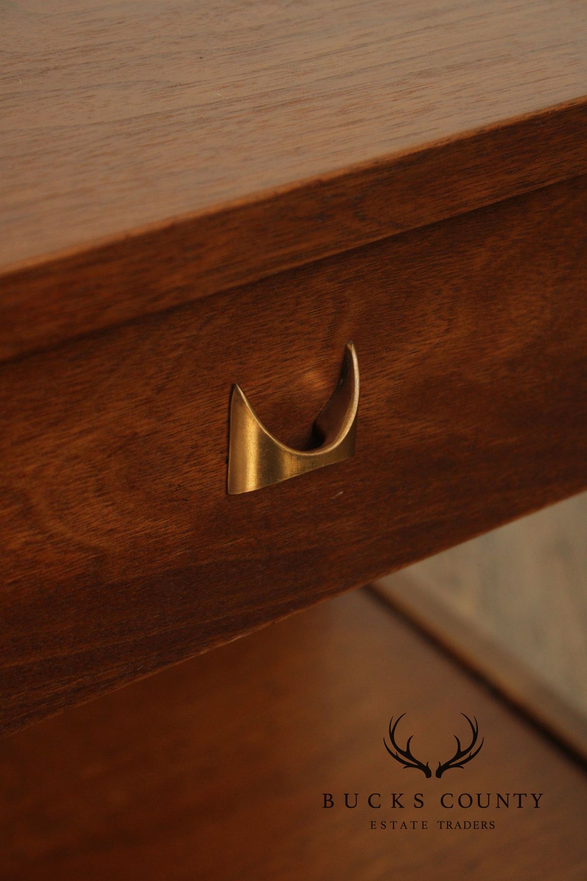 Broyhill Brasilia Mid-Century Modern Walnut One-Drawer Nightstand