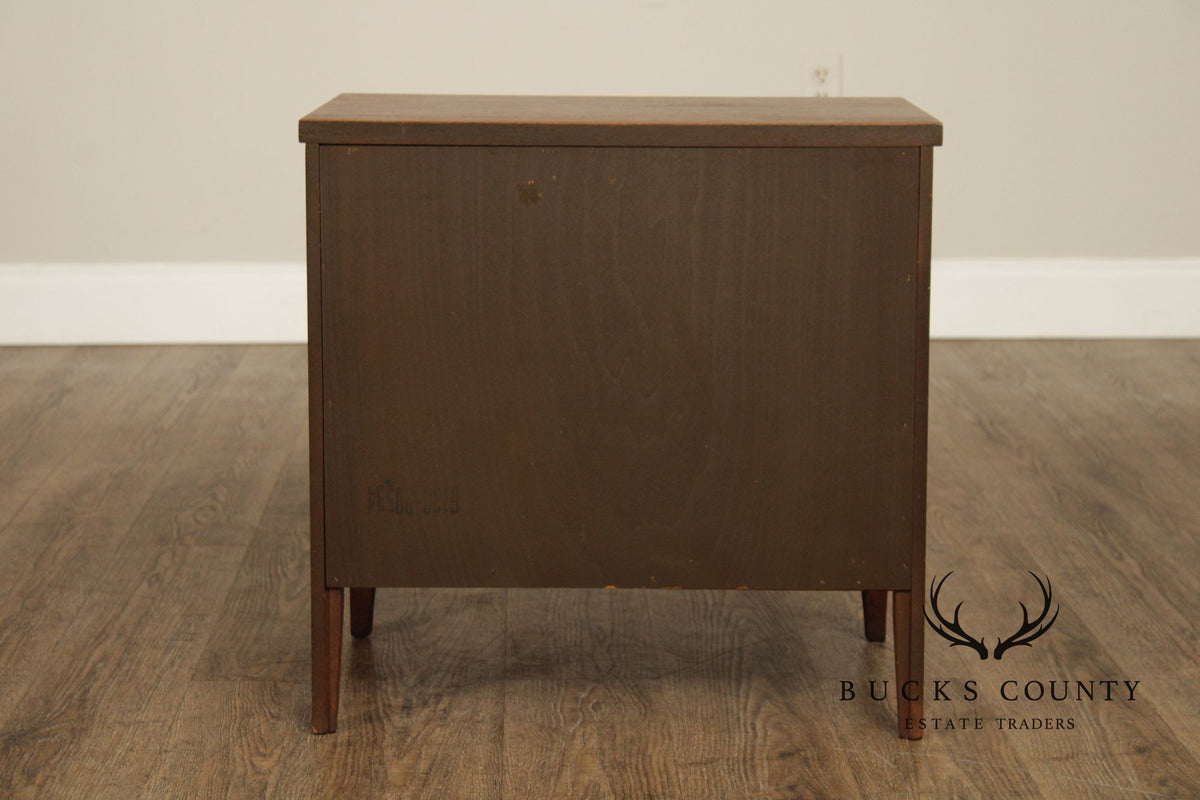Broyhill Brasilia Mid-Century Modern Walnut One-Drawer Nightstand