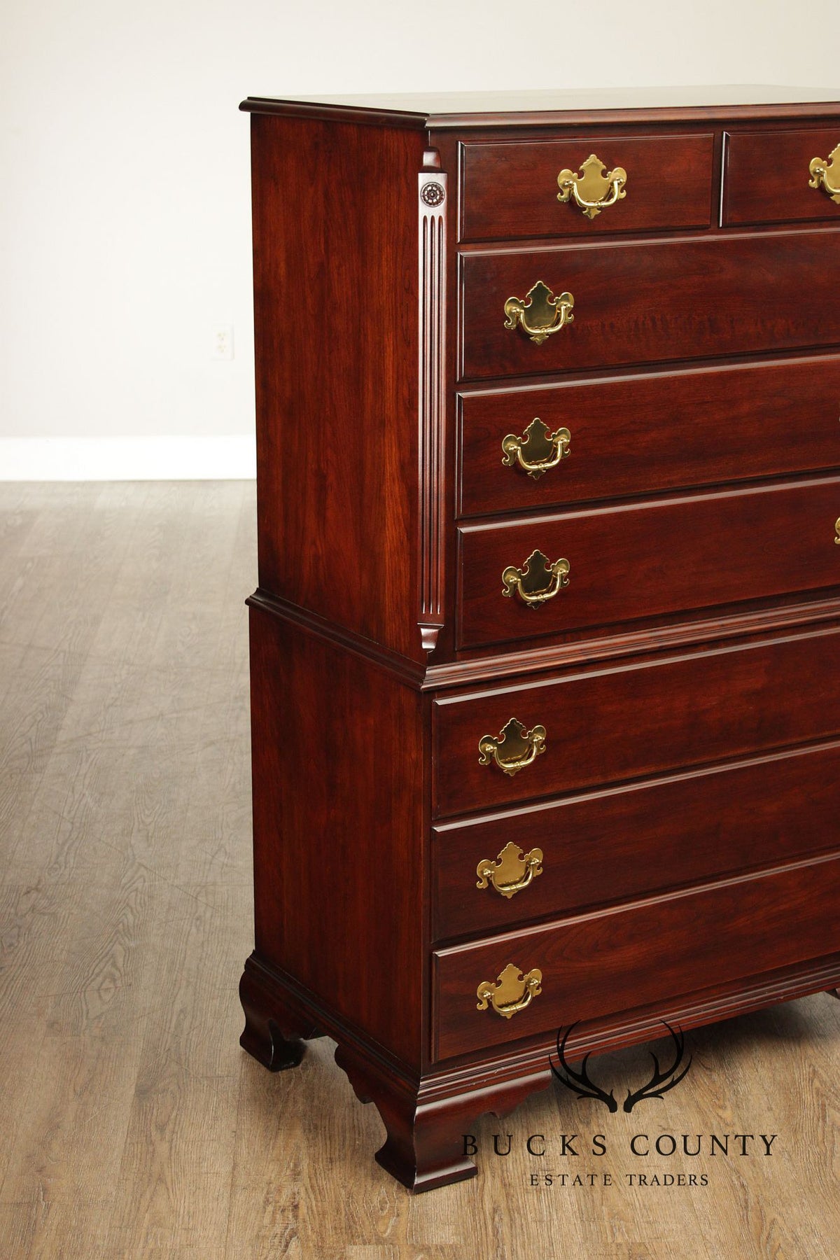Statton Old Towne Cherry Vintage Chest On Chest