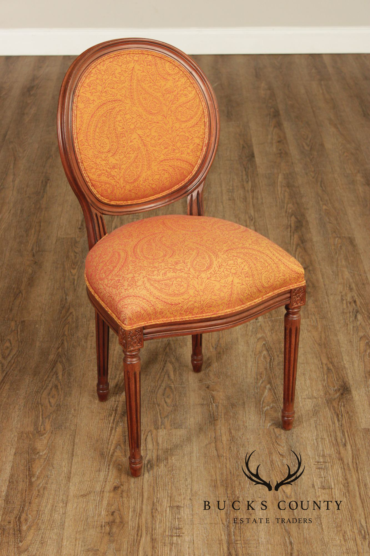 Ethan Allen French Louis XVI Style Pair of Side Chairs
