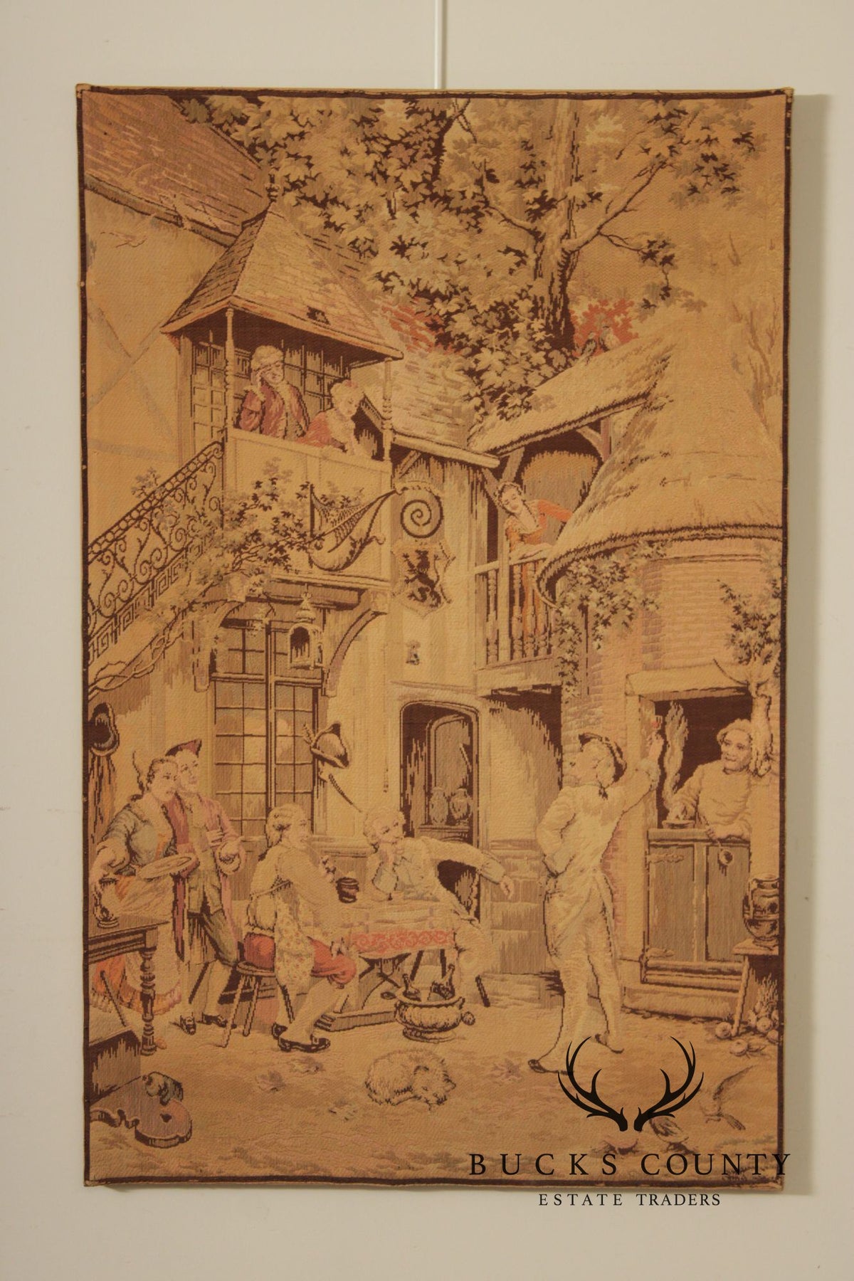 Vintage French Wall-Hanging Tapestry