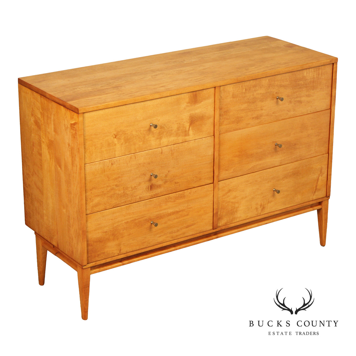 Paul McCobb Planner Group Mid Century Modern Six Drawer Chest