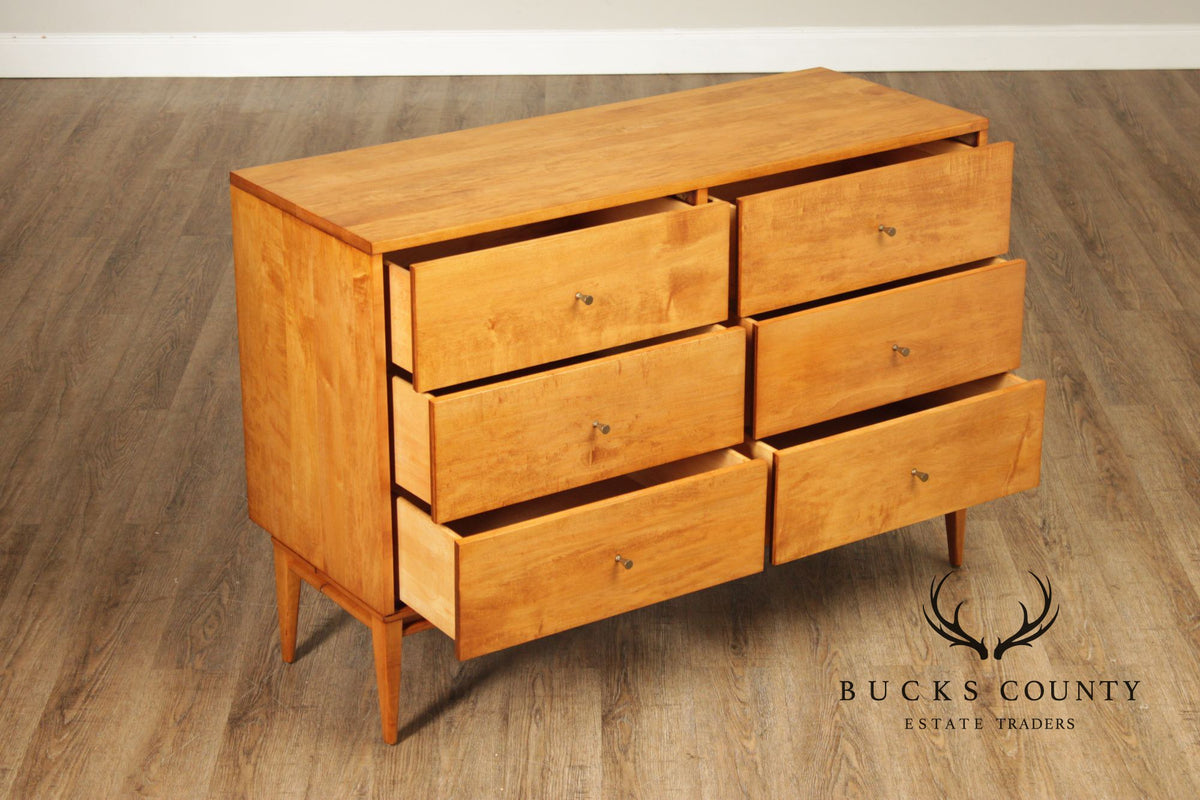 Paul McCobb Planner Group Mid Century Modern Six Drawer Chest