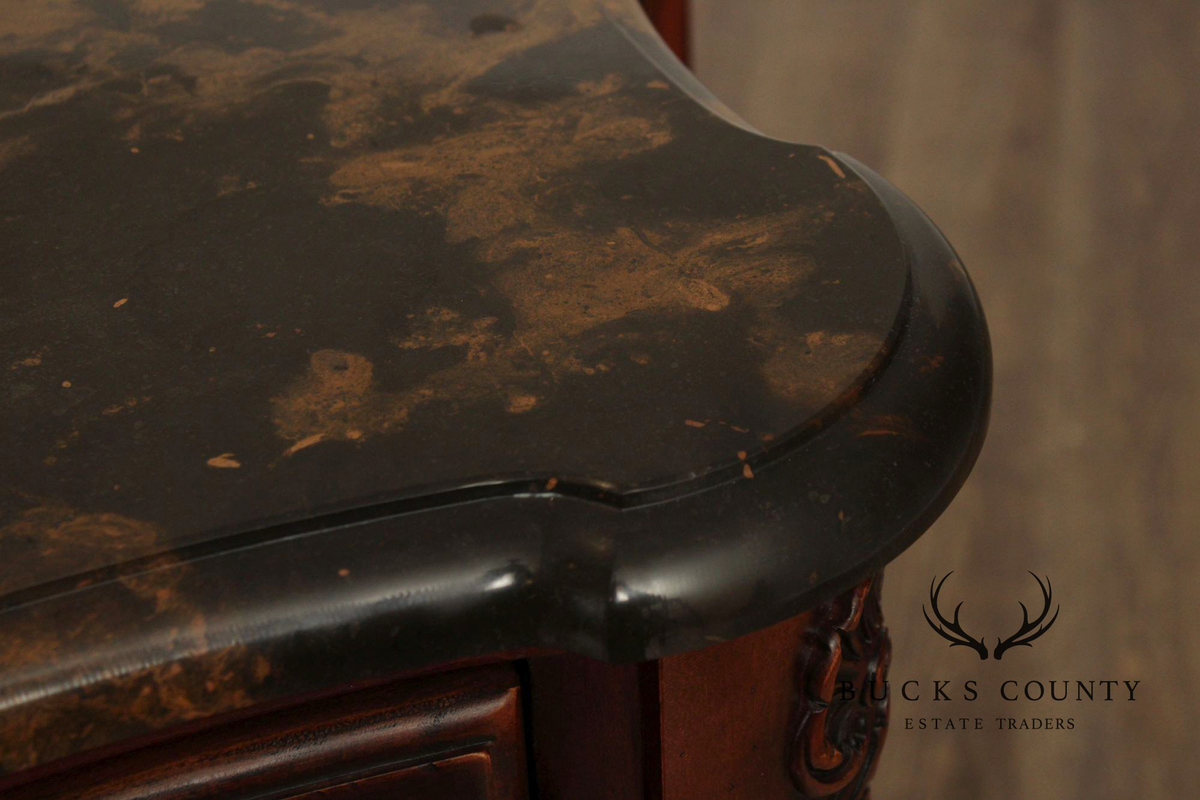 Henredon Italian Renaissance Style Marble Top Buffet
