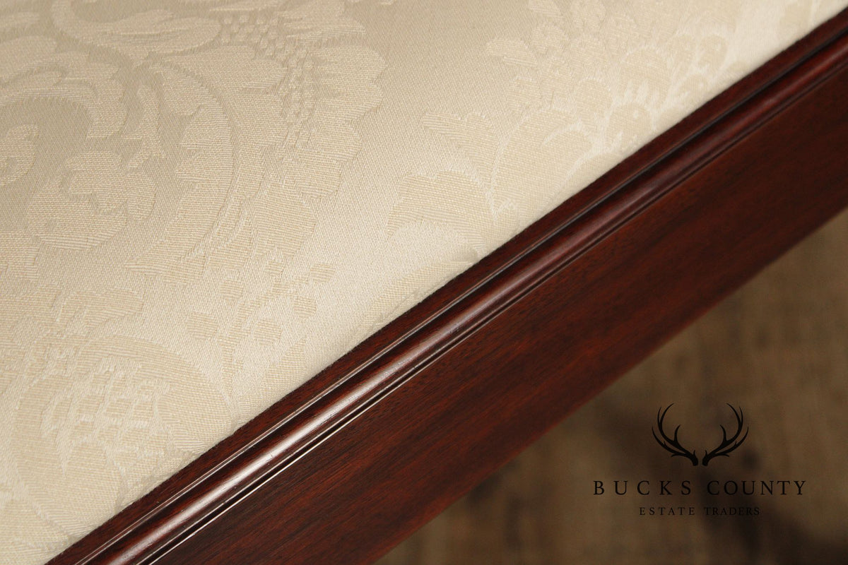 Henkel Harris Mahogany Chippendale Style Corner Chair
