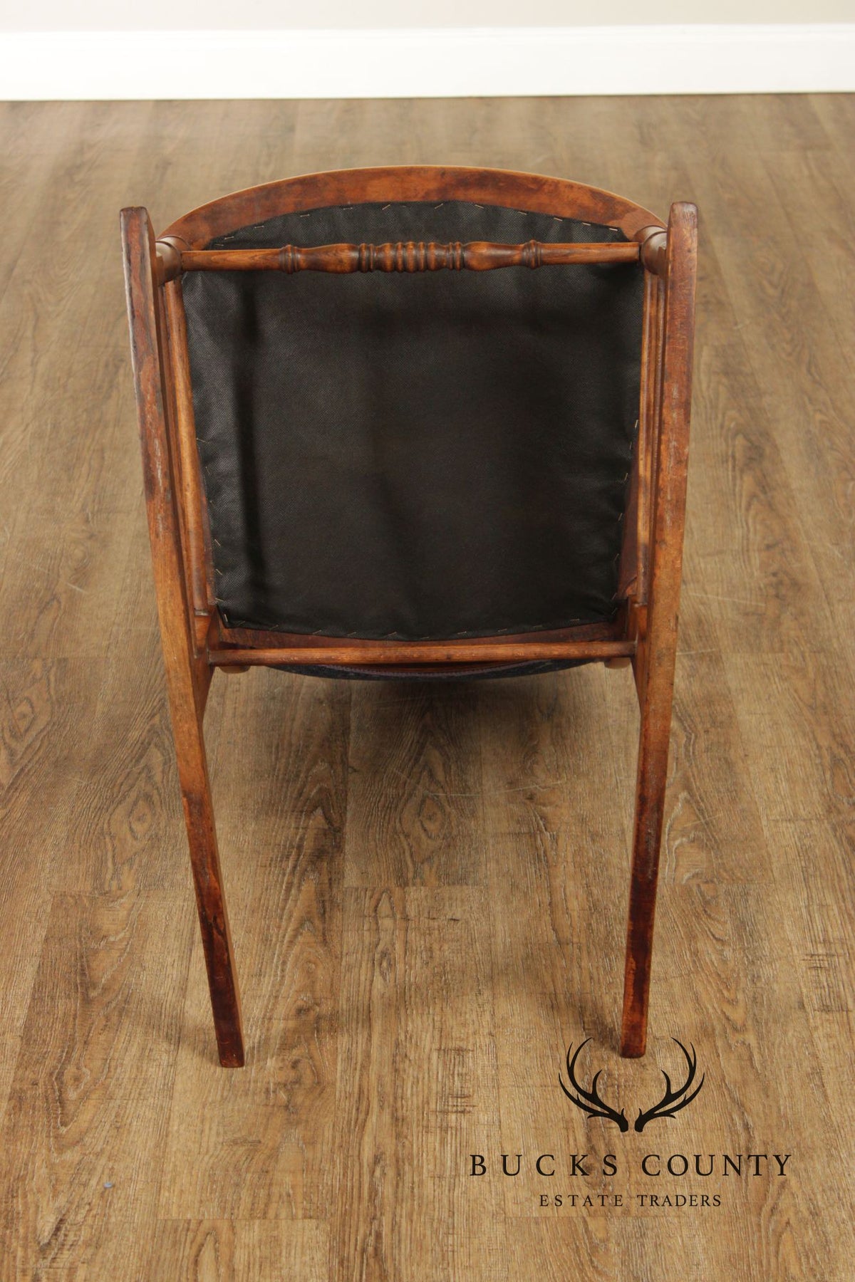 Antique Victorian Era Custom Upholstered Rocker