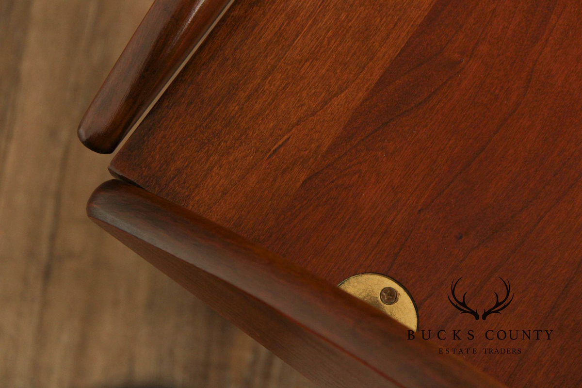 Chippendale Style Cherry Butler's Tray Table