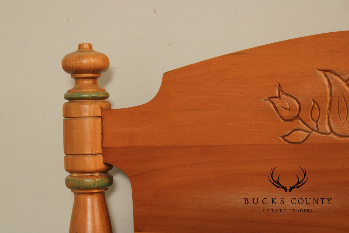 Cottage Style Knotty Pine Queen or Full Headboard