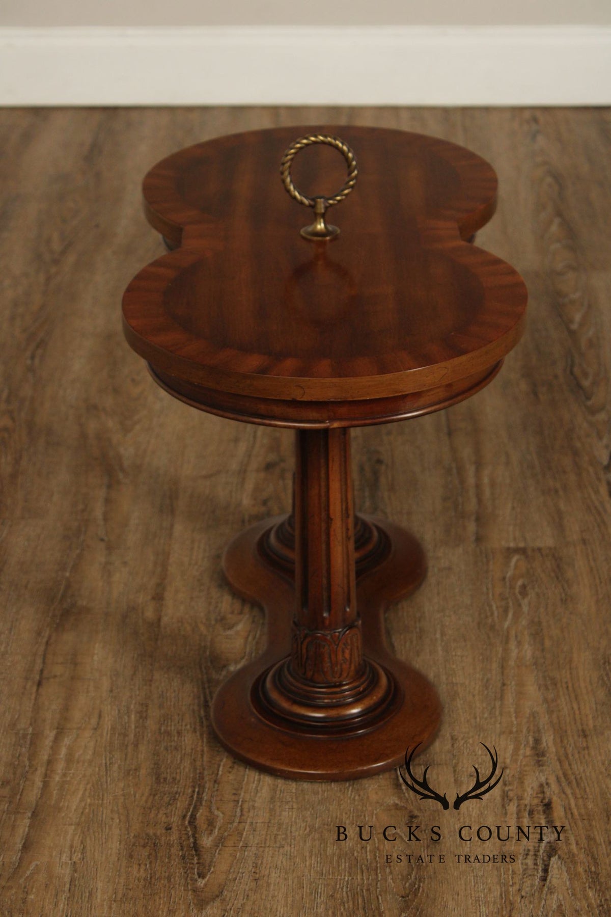 Weiman Regency Style Mahogany Pedestal End Table