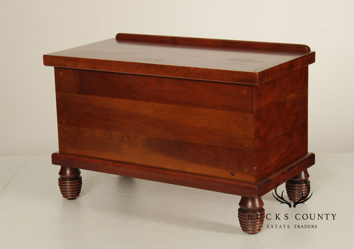 Madison Square Adams County Collection Small Cherry Blanket Chest Form Accent Box