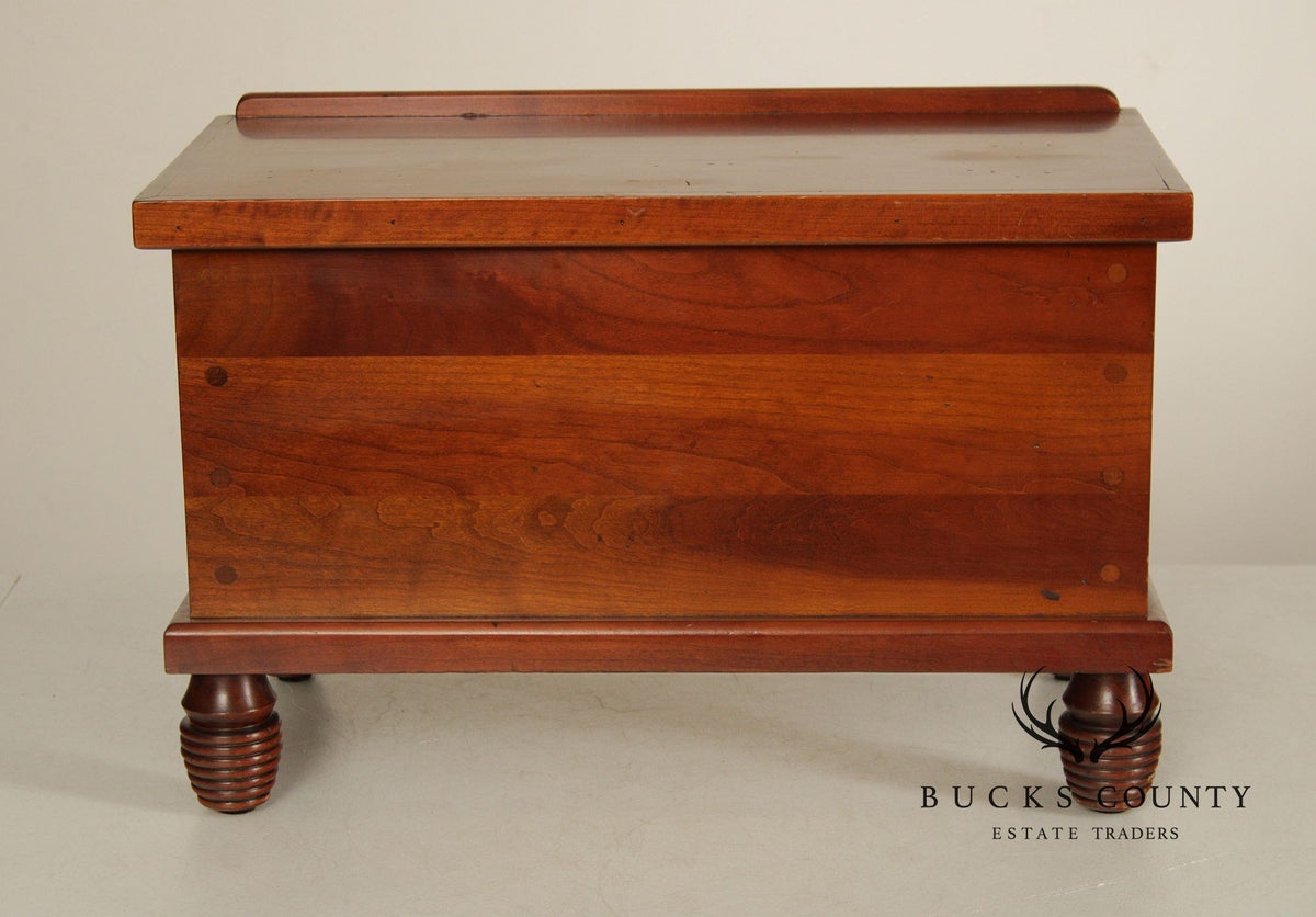 Madison Square Adams County Collection Small Cherry Blanket Chest Form Accent Box