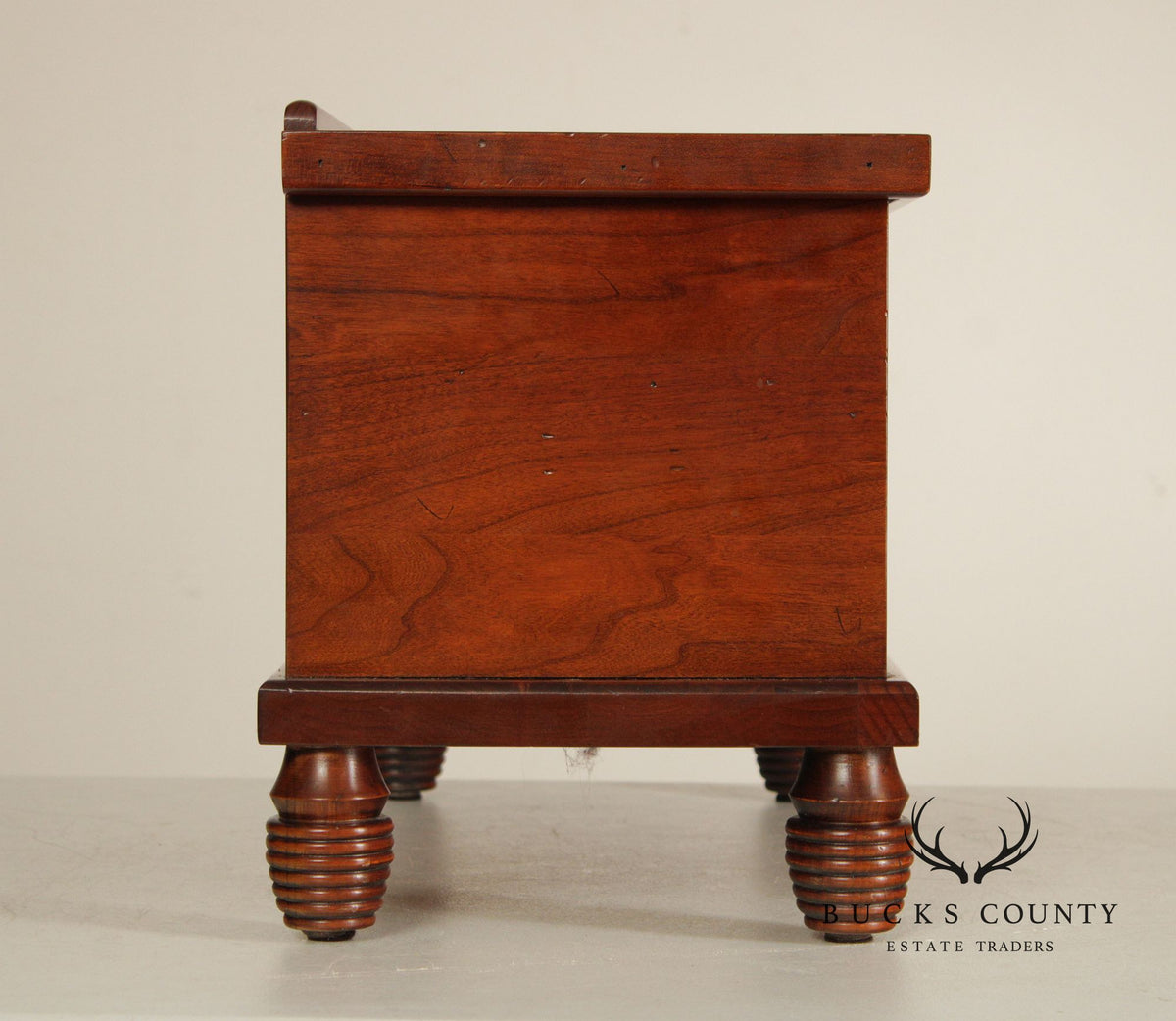 Madison Square Adams County Collection Small Cherry Blanket Chest Form Accent Box