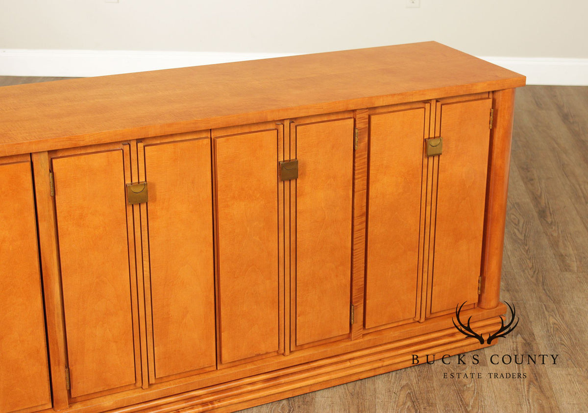Hickory White Genesis Collection Art Deco Style Maple Sideboard