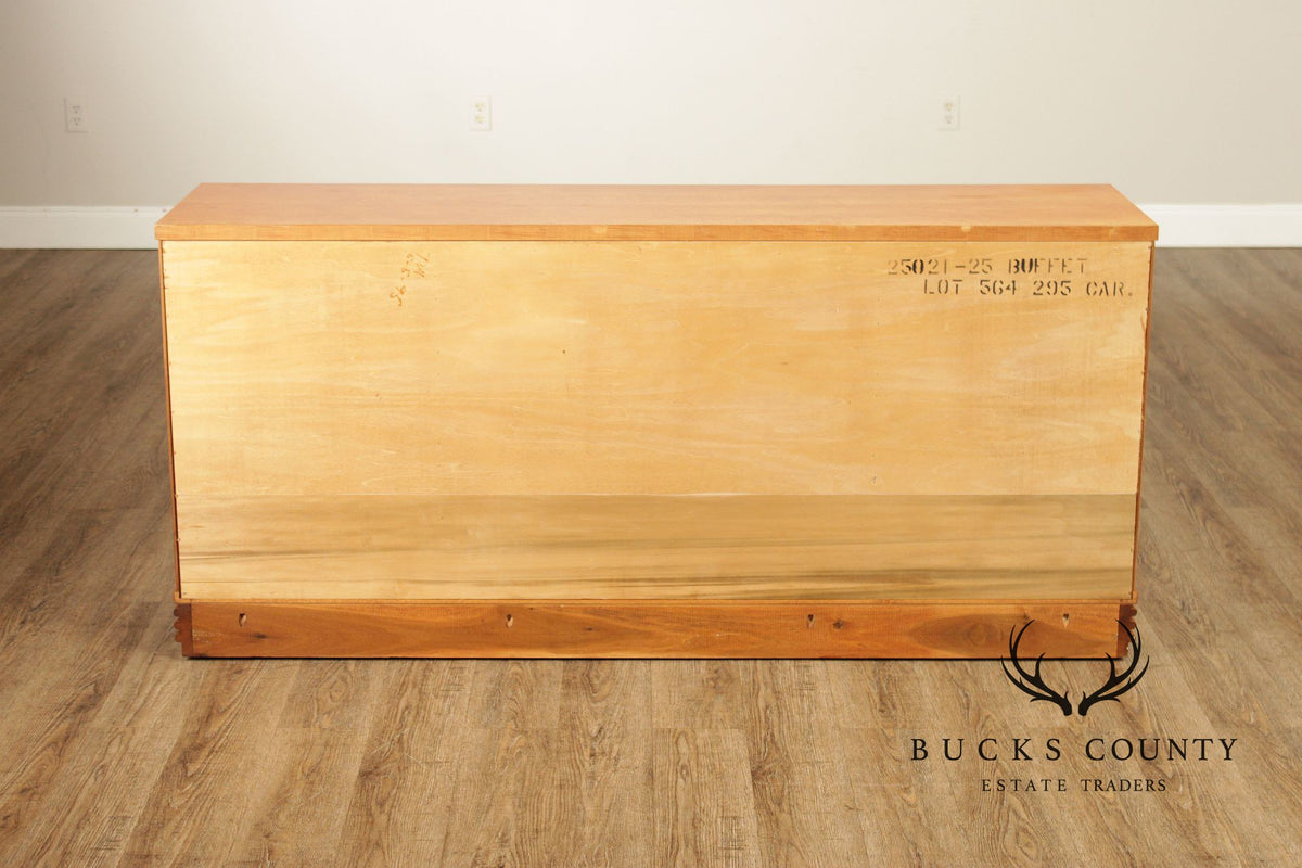 Hickory White Genesis Collection Art Deco Style Maple Sideboard