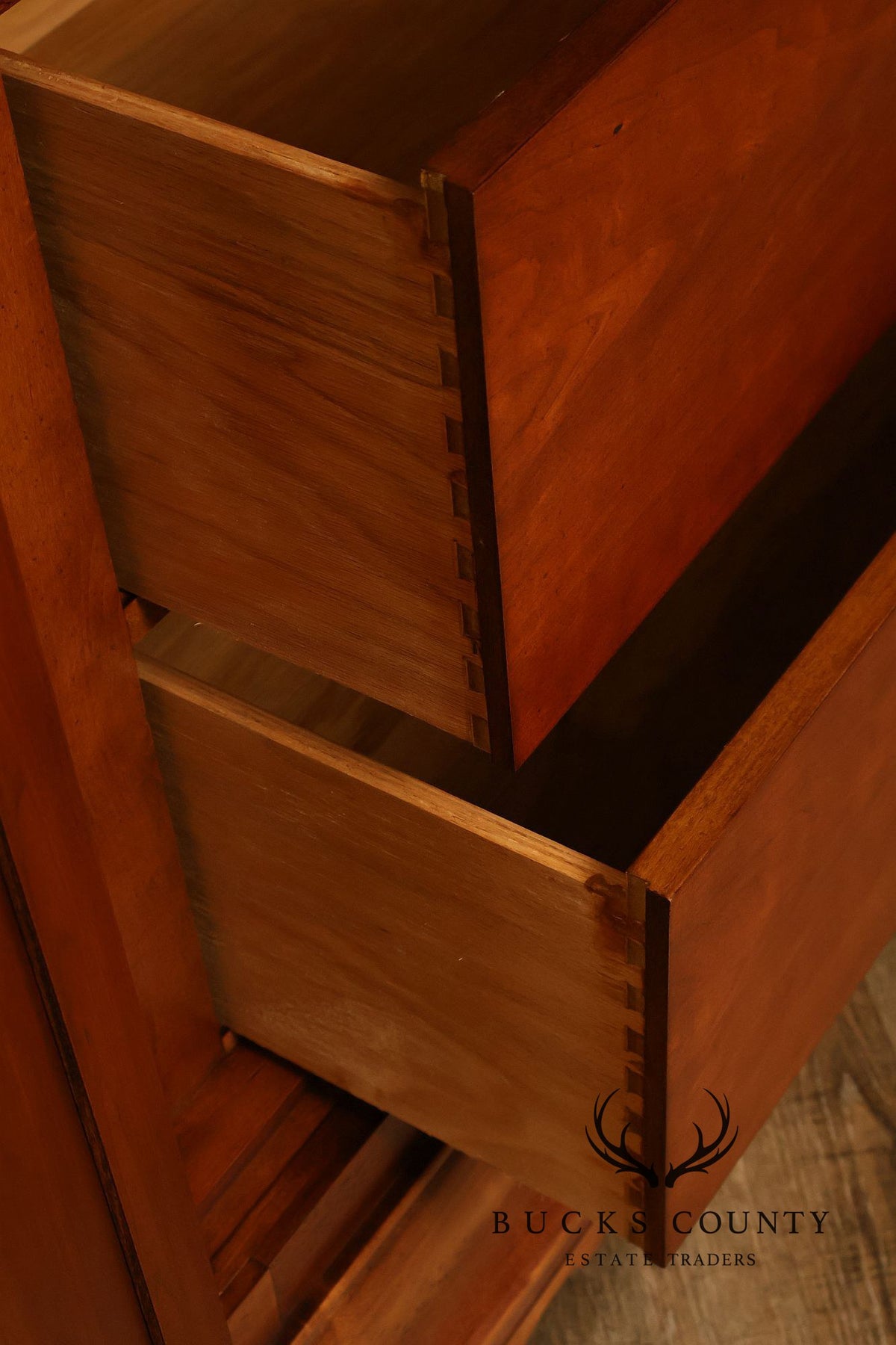 National Mt. Airy Cherry Two-Door Entertainment Armoire
