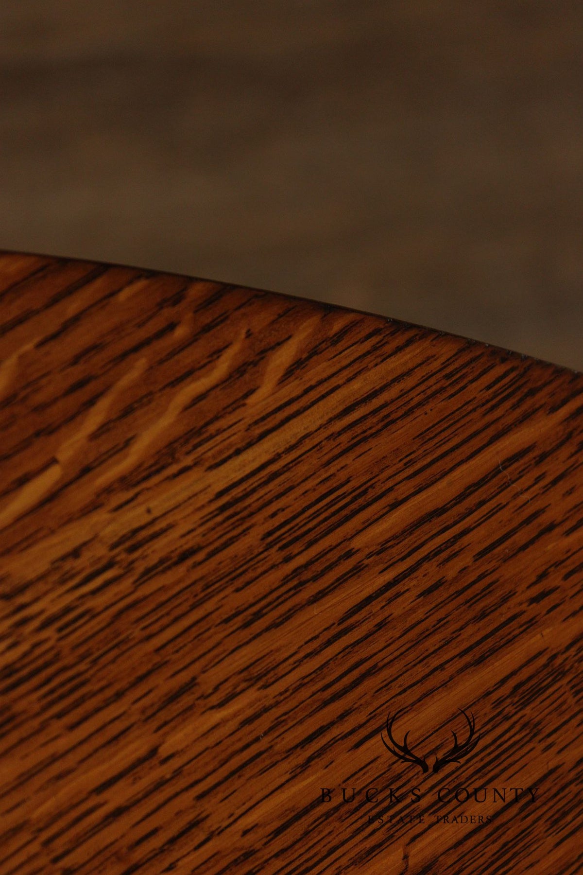 Stickley Mission Collection Round Oak Dining Table