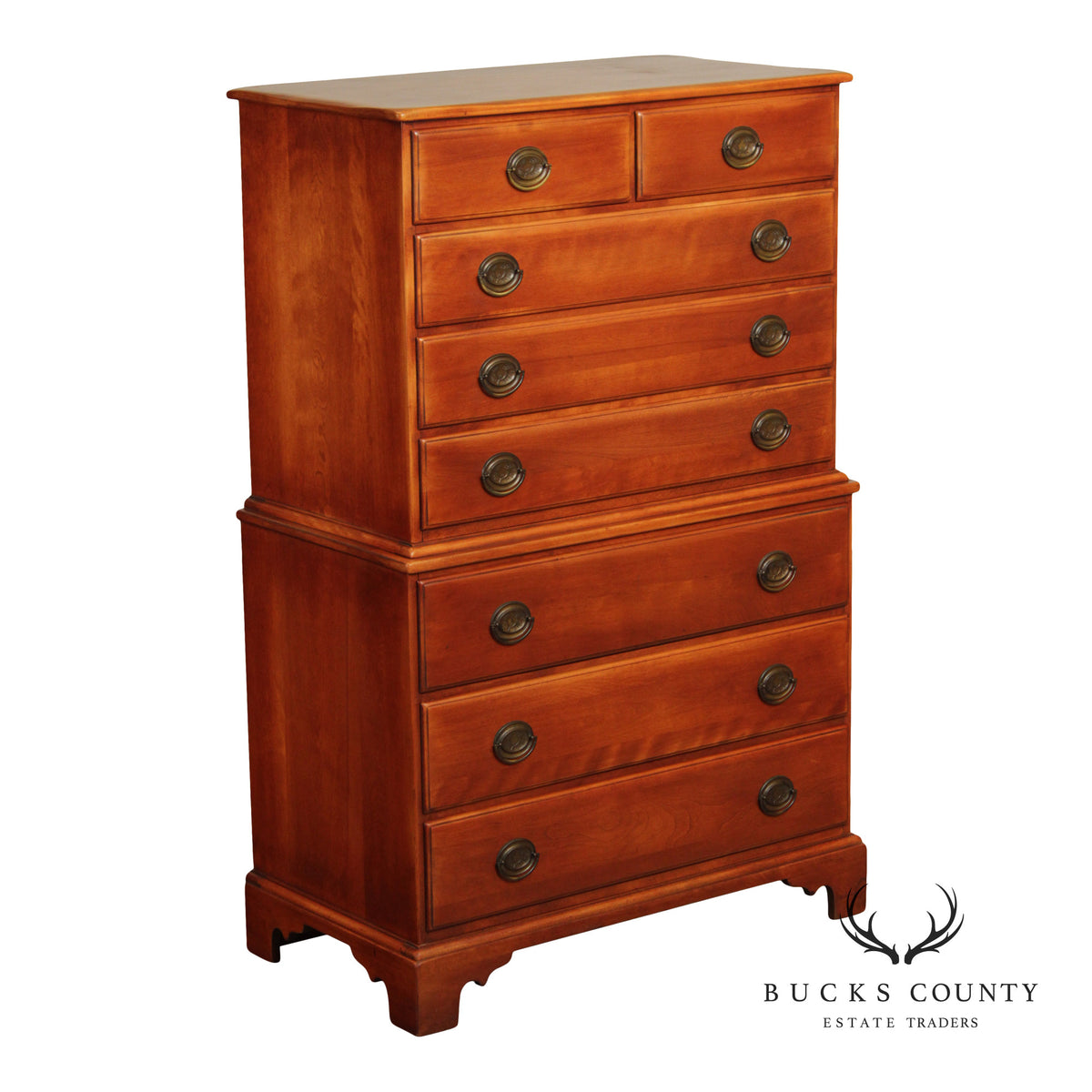 Cushman Colonial Creation Vintage Maple High Chest