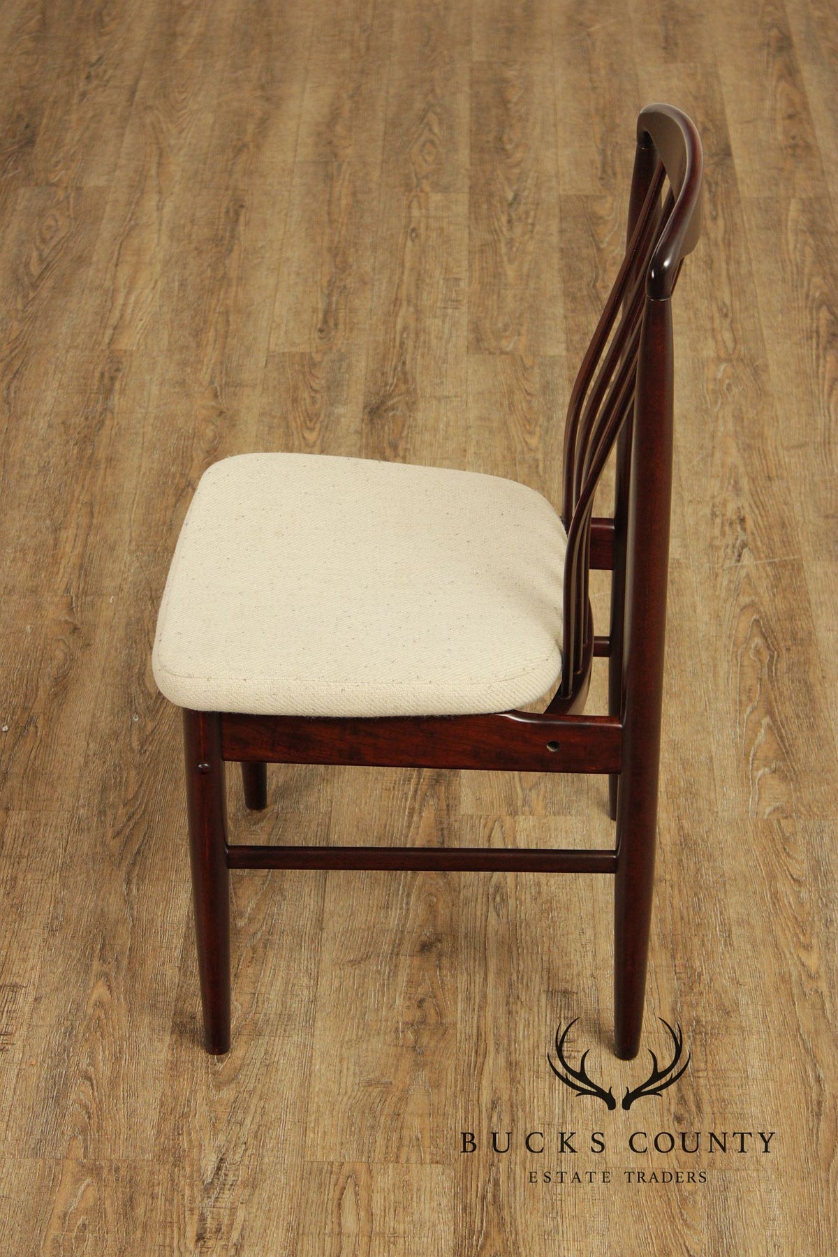 Benny Linden Danish Modern Style Set of Twelve Rosewood Dining Chairs