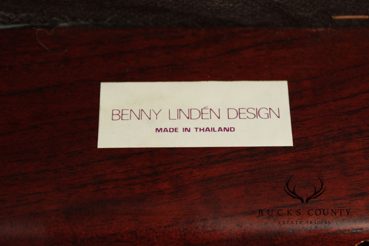 Benny Linden Danish Modern Style Set of Twelve Rosewood Dining Chairs
