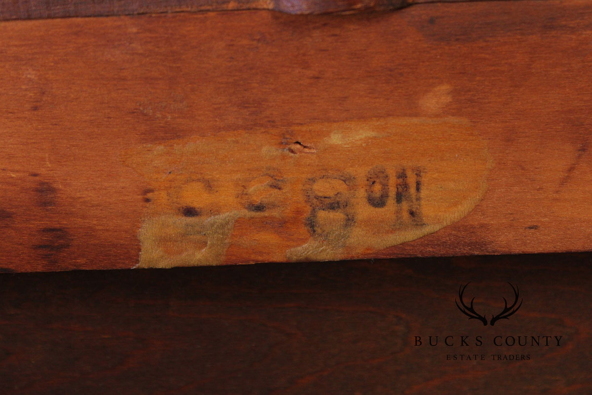 Imperial Grand Rapids Antique Mission Style Oak Library Table Desk