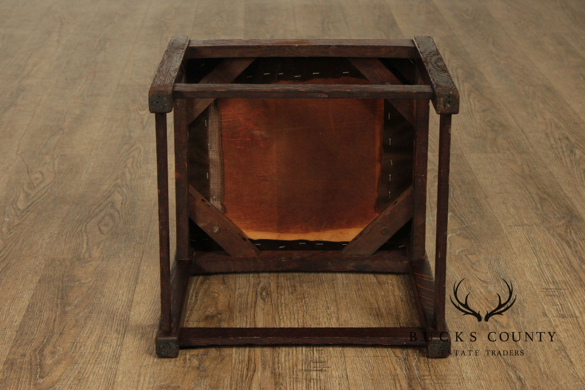 Grand Rapids Bookcase & Chair Co. Antique Mission Oak Stool