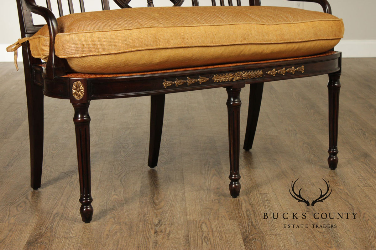 Theodore Alexander Neoclassical Style Settee