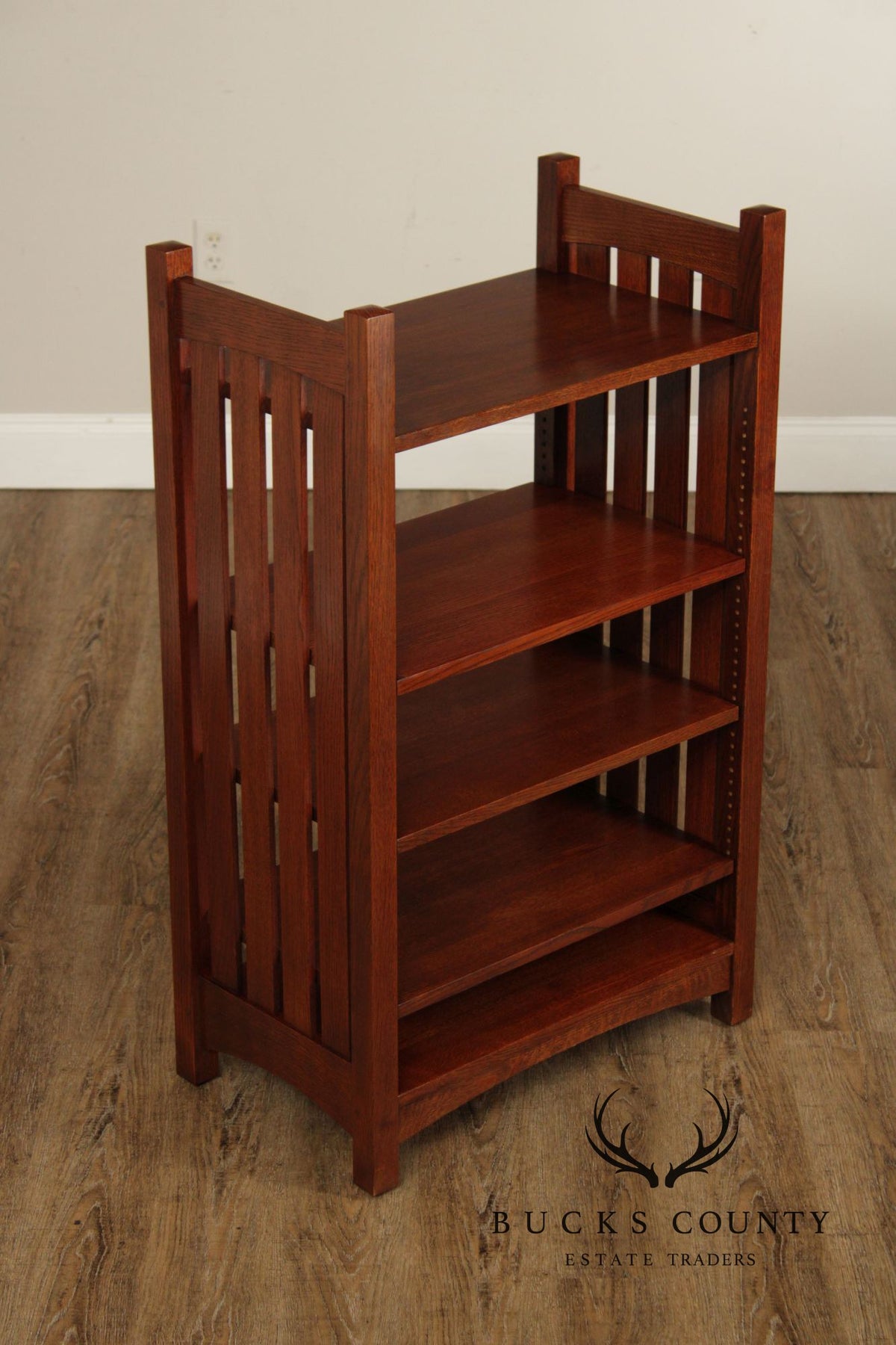 Stickley Mission Collection Oak Bookcase Magazine Stand