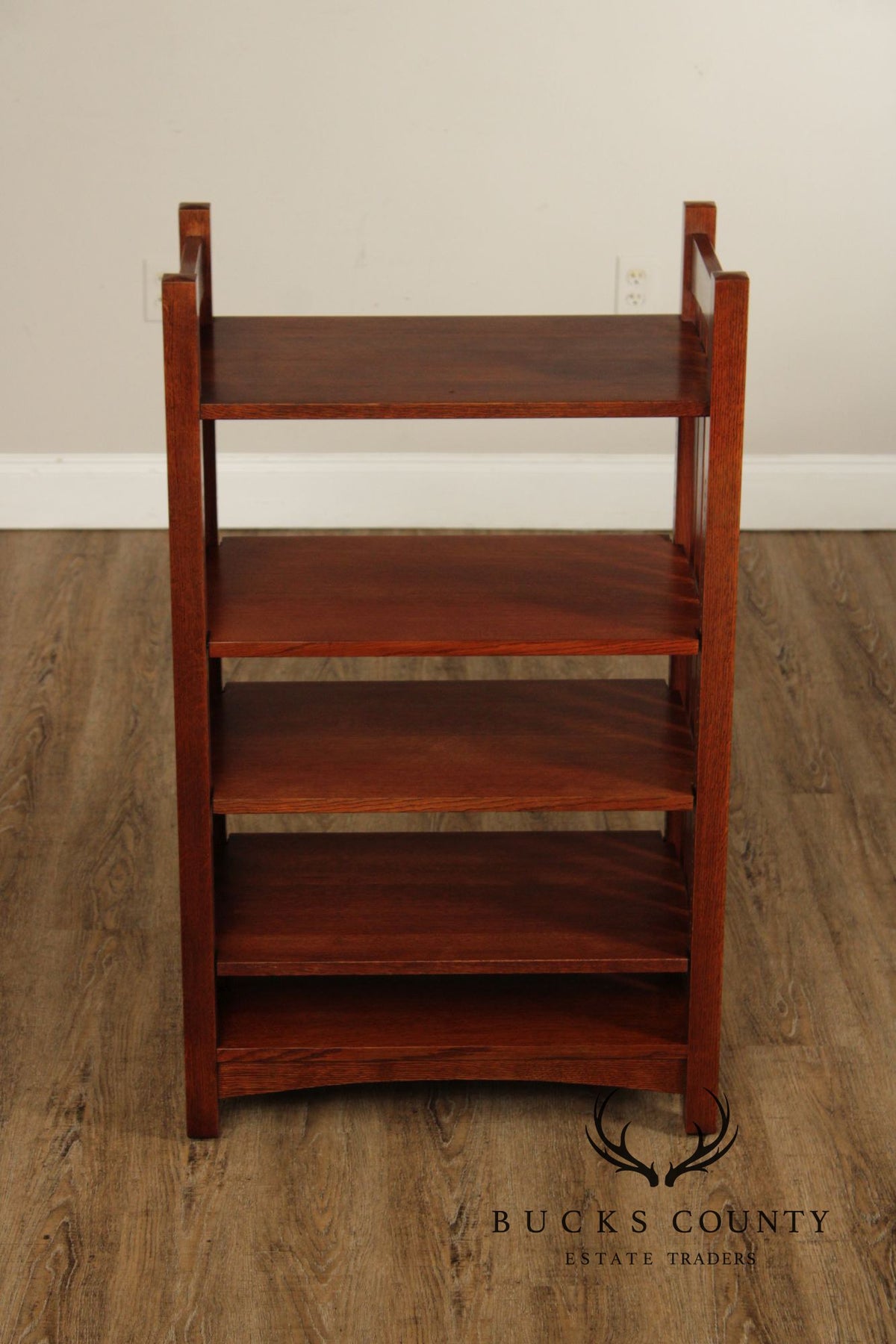 Stickley Mission Collection Oak Bookcase Magazine Stand