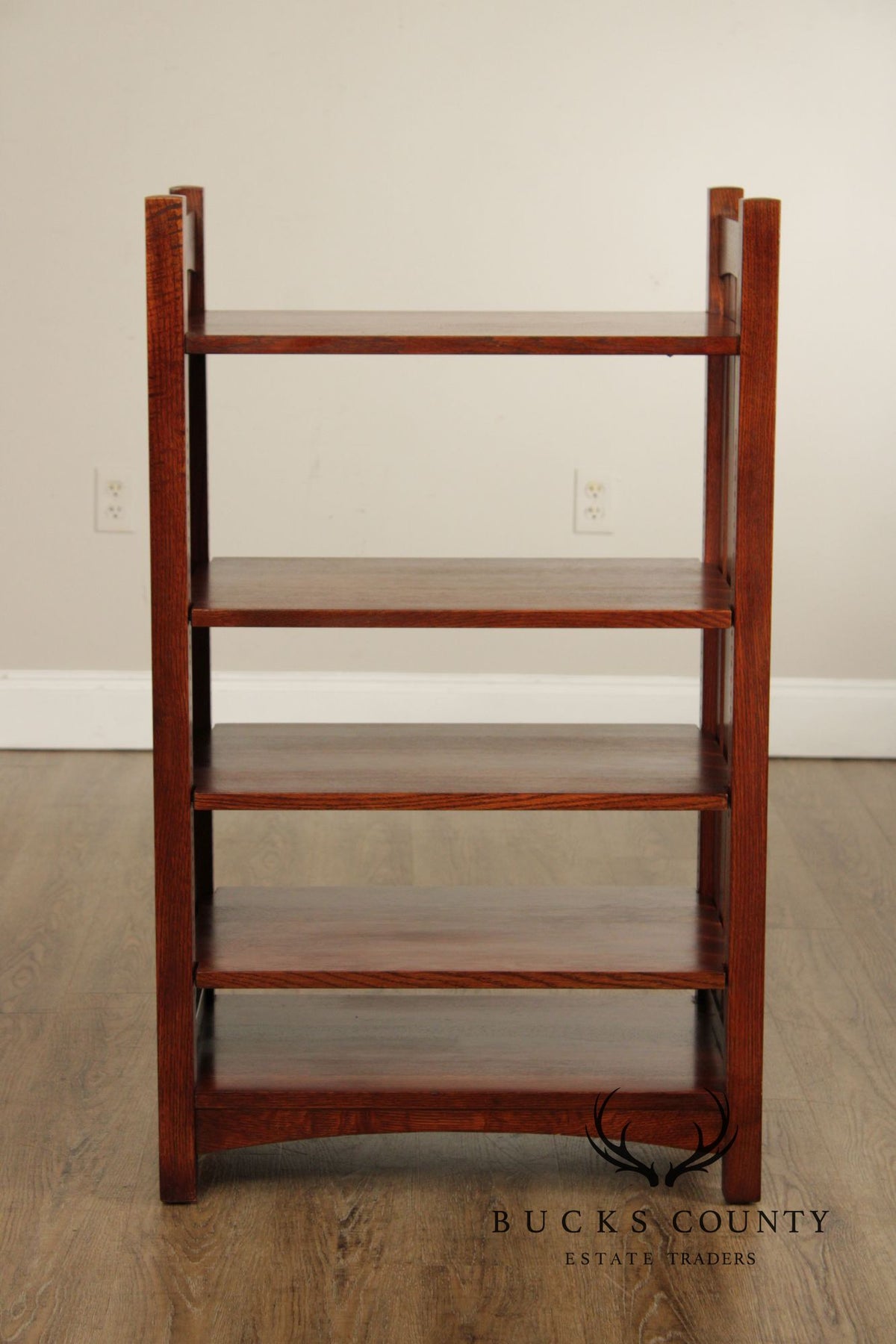 Stickley Mission Collection Oak Bookcase Magazine Stand