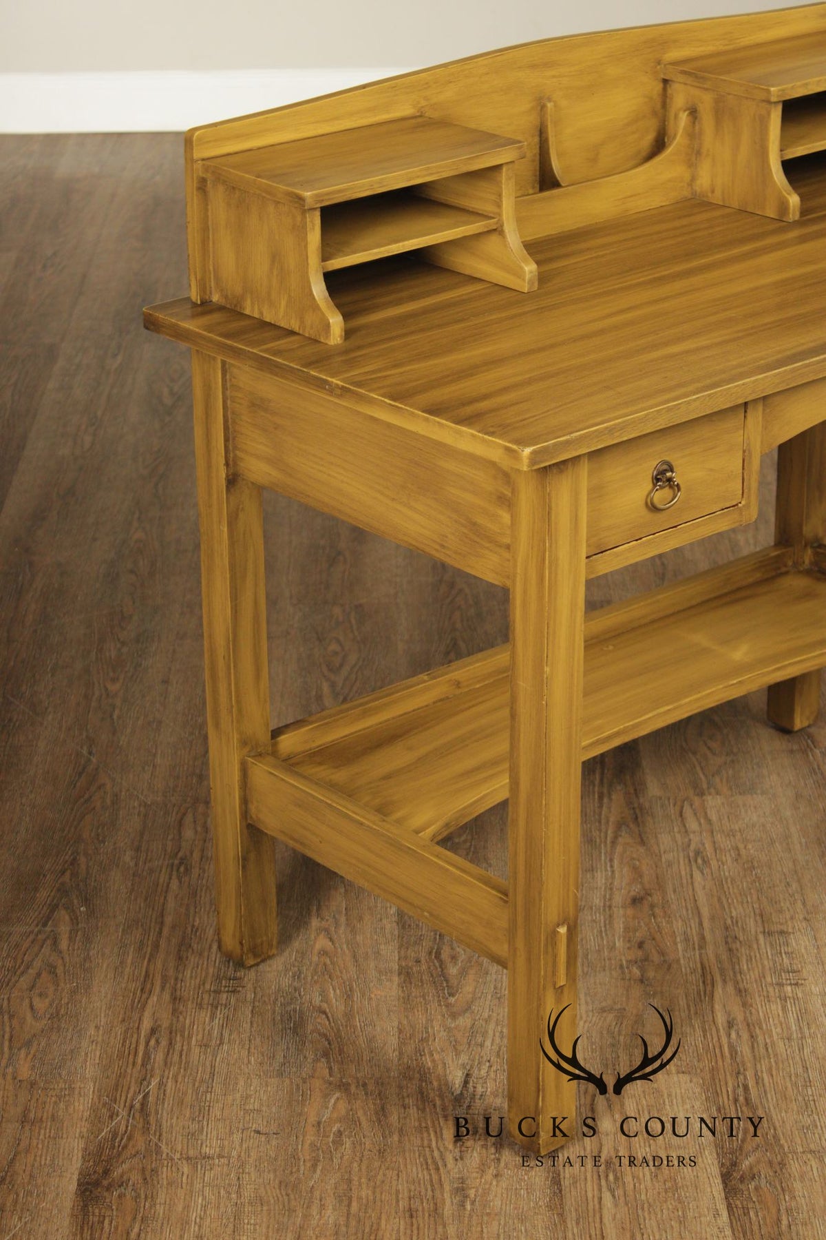 Stickley Brothers Antique Painted Two-Drawer Postcard Desk