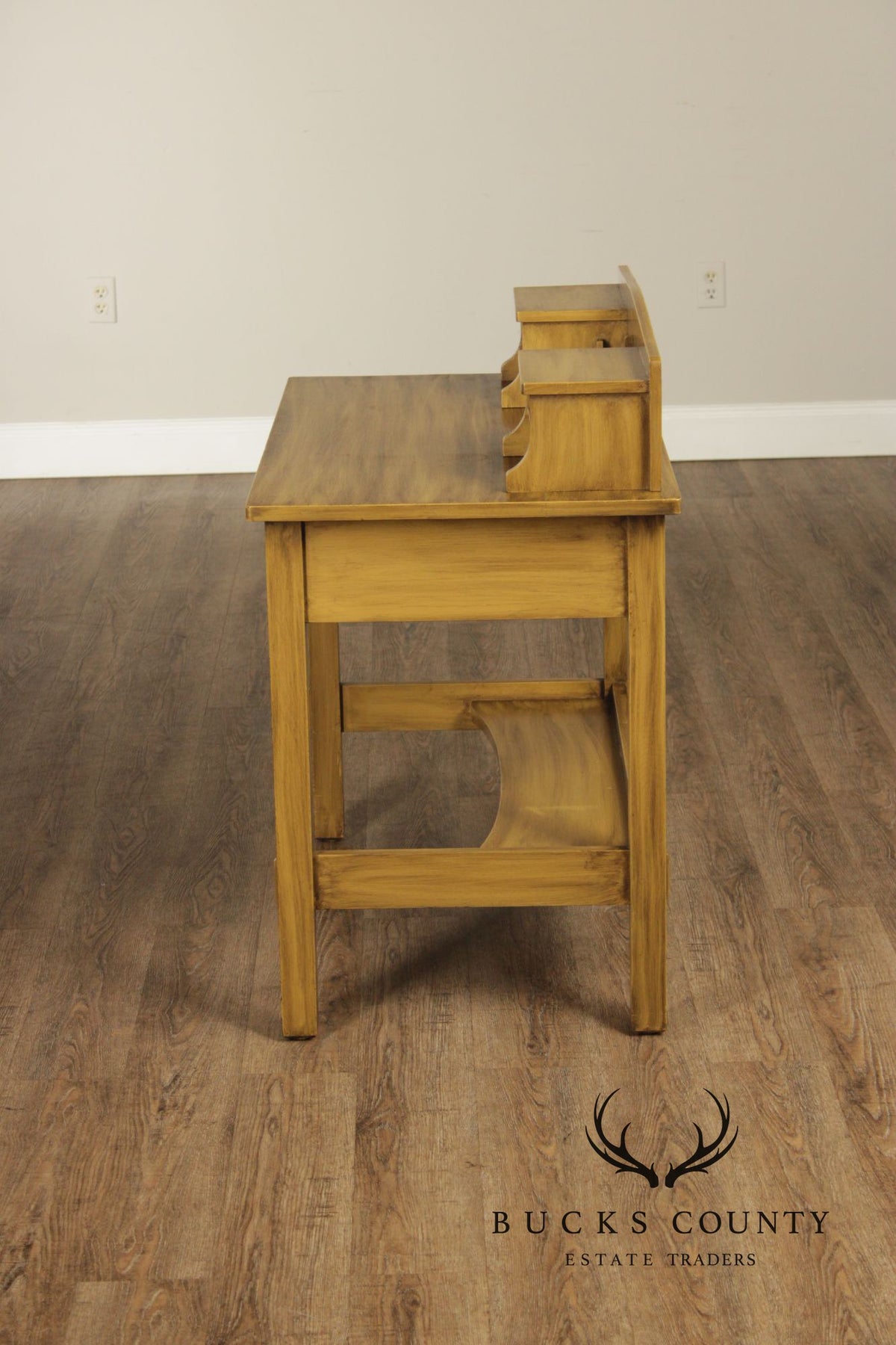 Stickley Brothers Antique Painted Two-Drawer Postcard Desk