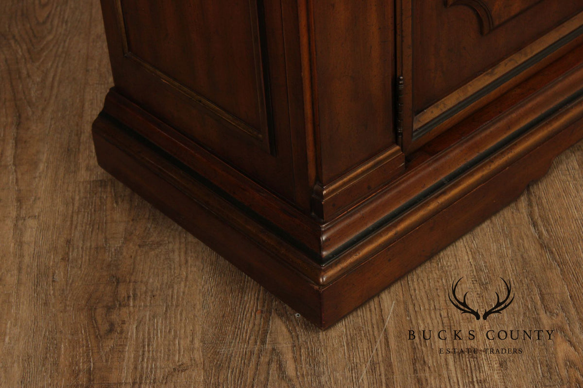 Drexel Heritage Furniture Sketchbook Collection Large Mahogany Breakfront China Cabinet