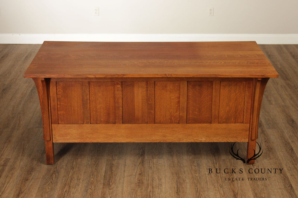 Stickley Mission Collection Oak Executive Desk