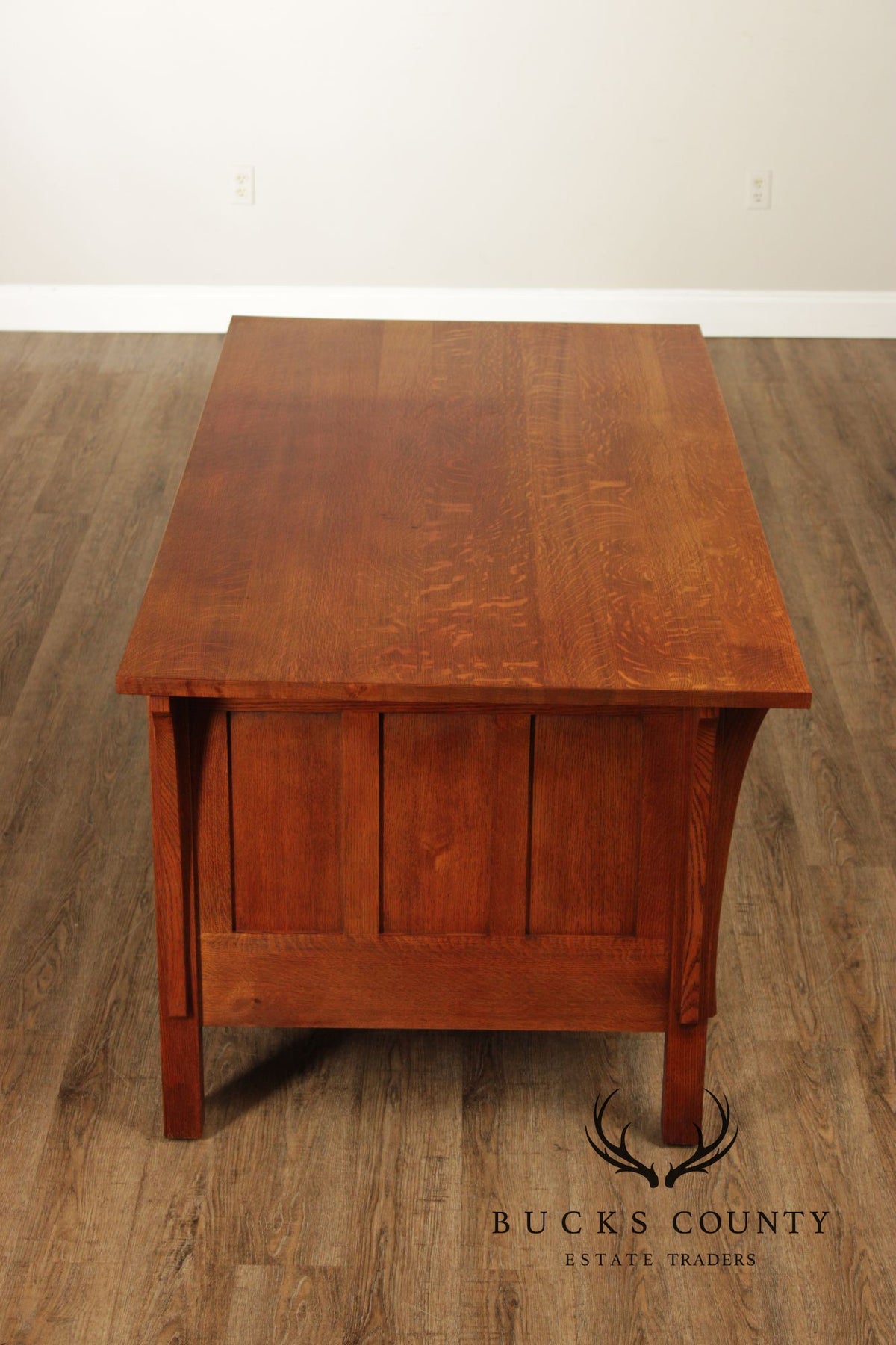 Stickley Mission Collection Oak Executive Desk