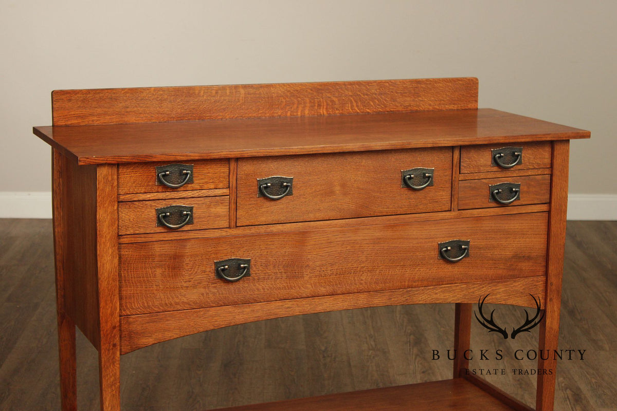 Stickley Mission Collection Harvey Ellis Oak Sideboard