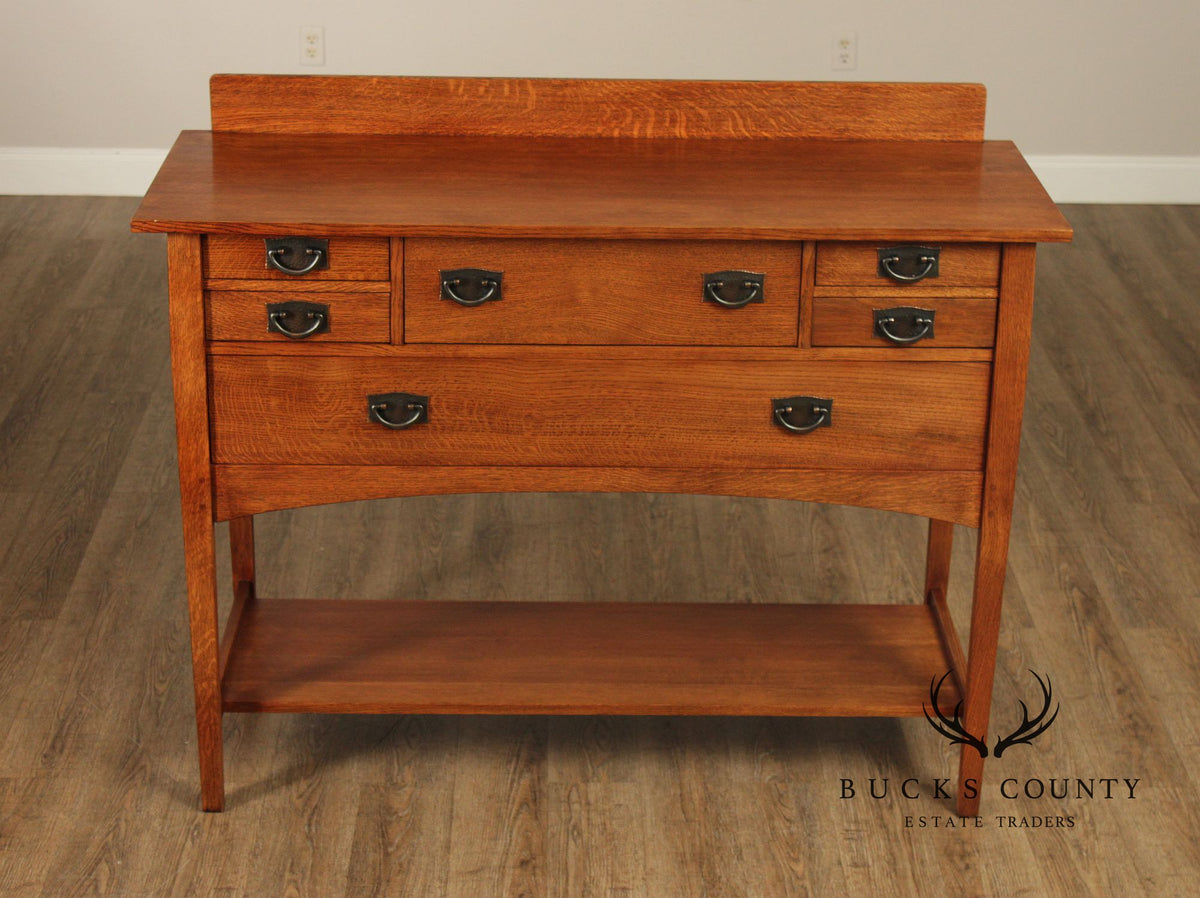 Stickley Mission Collection Harvey Ellis Oak Sideboard