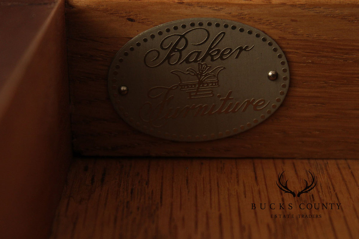 Baker Hepplewhite Style Mahogany Pembroke Drop-Leaf Table