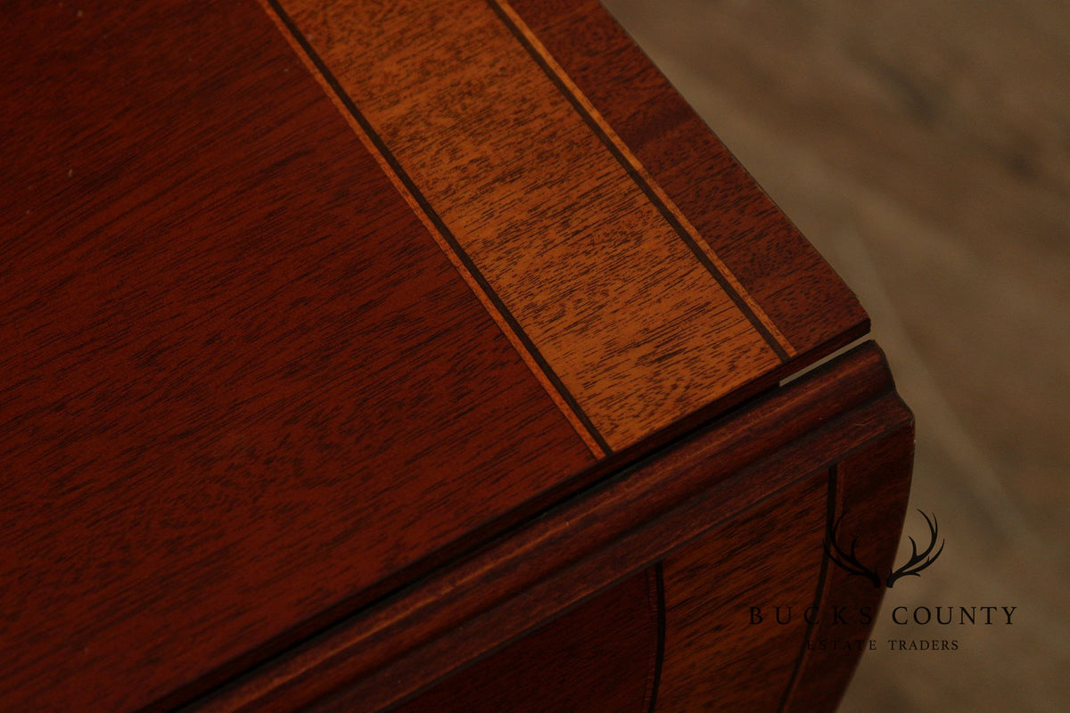 Baker Hepplewhite Style Mahogany Pembroke Drop-Leaf Table