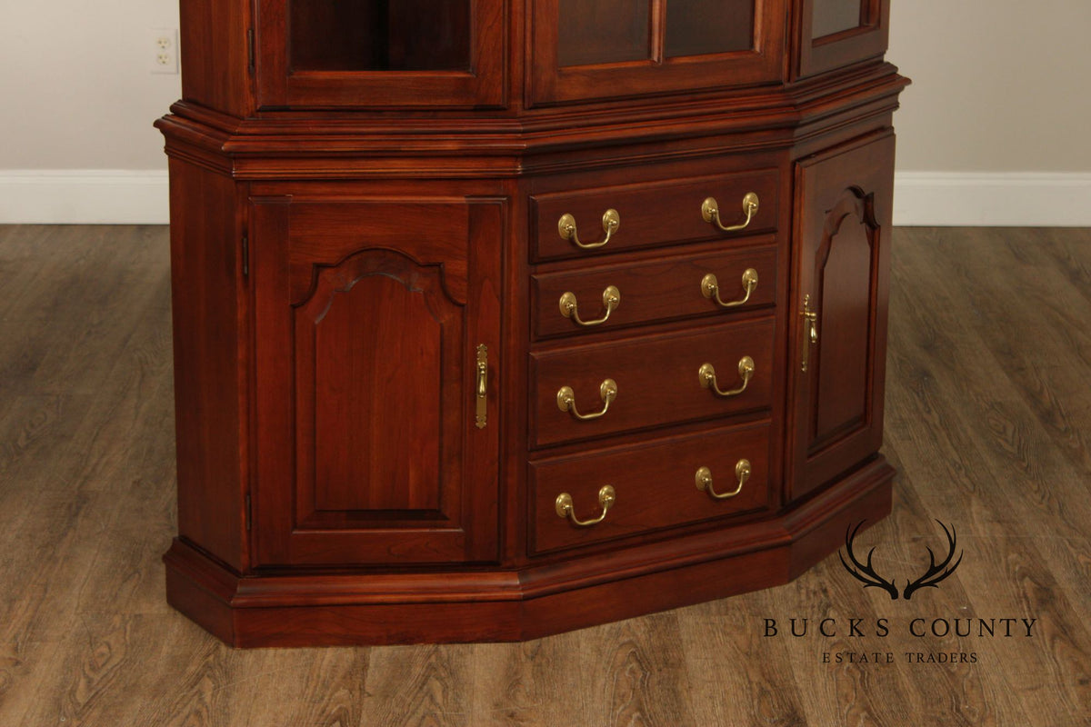 Harden Georgian Style Cherry China Cabinet